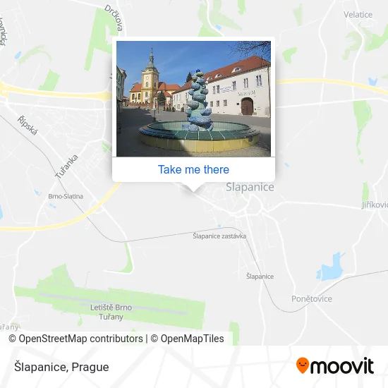 Карта Šlapanice