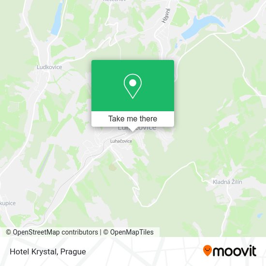 Hotel Krystal map