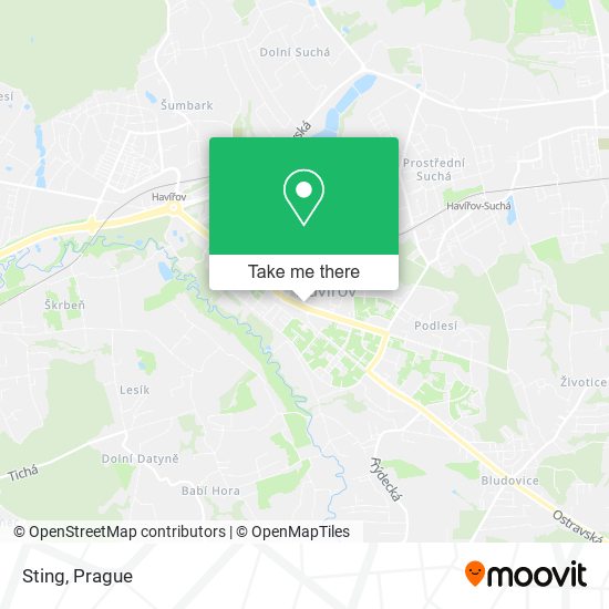 Карта Sting