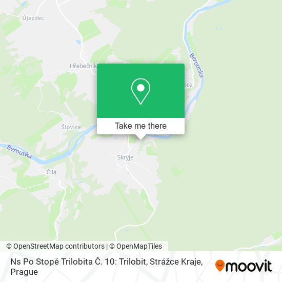 Ns Po Stopě Trilobita Č. 10: Trilobit, Strážce Kraje map