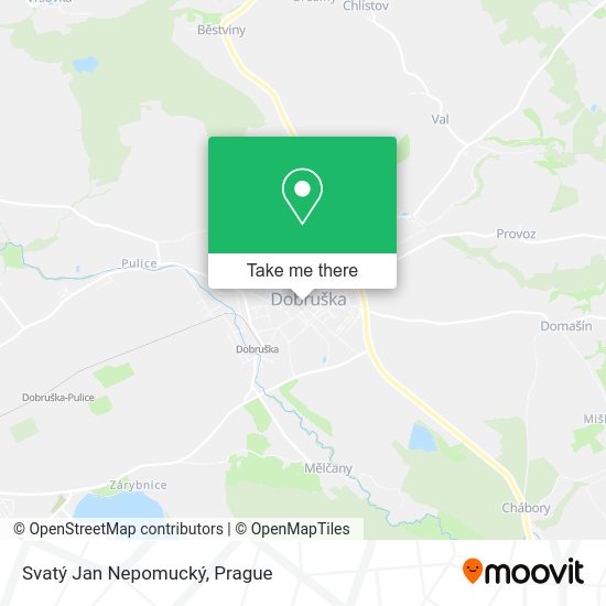 Svatý Jan Nepomucký map