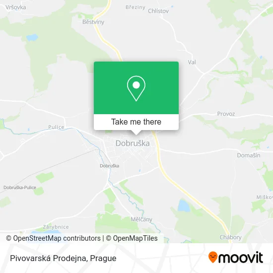 Карта Pivovarská Prodejna