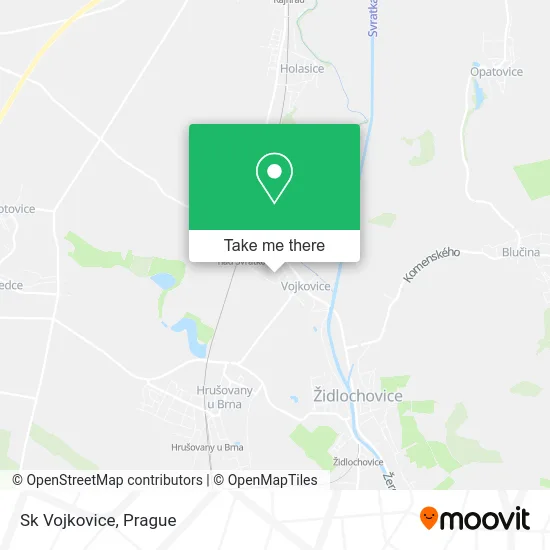Карта Sk Vojkovice
