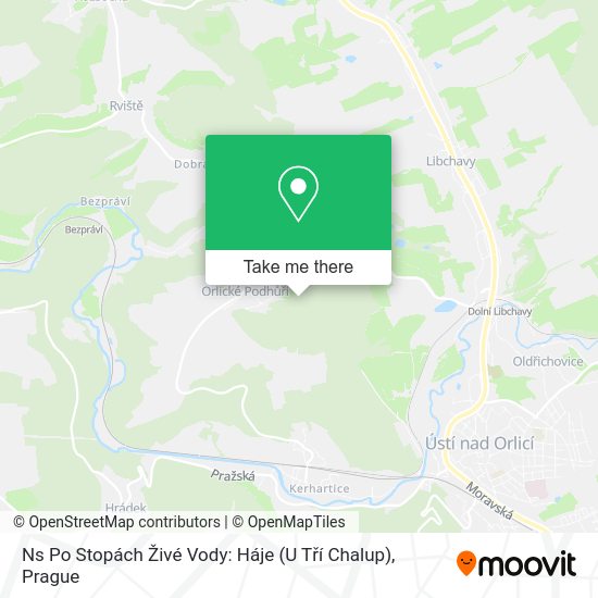 Ns Po Stopách Živé Vody: Háje (U Tří Chalup) map