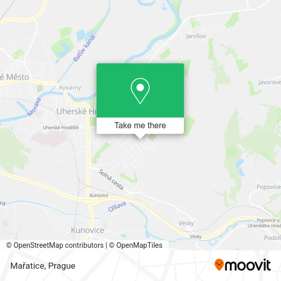 Карта Mařatice