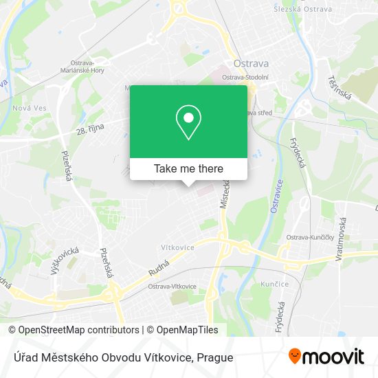 Úřad Městského Obvodu Vítkovice map