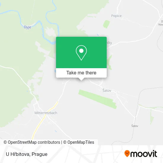 Карта U Hřbitova