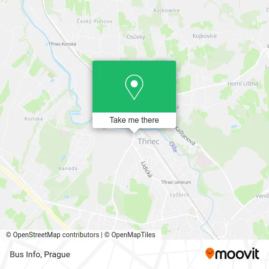 Карта Bus Info