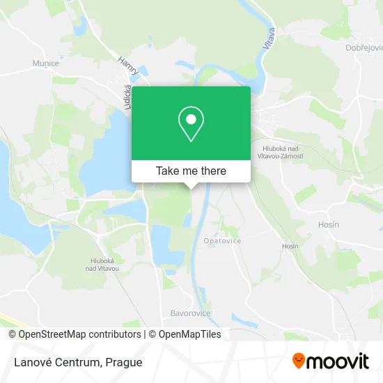 Карта Lanové Centrum