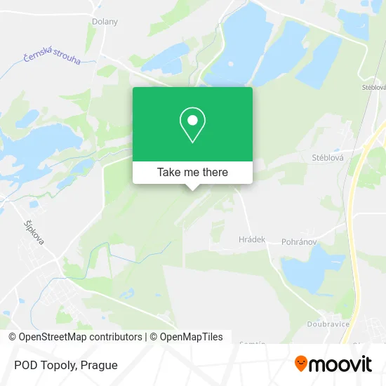 Карта POD Topoly