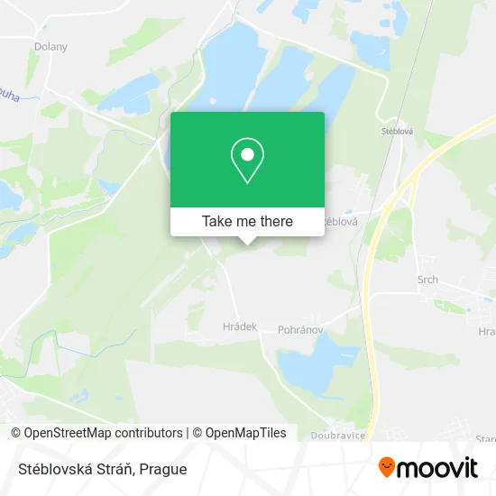 Карта Stéblovská Stráň