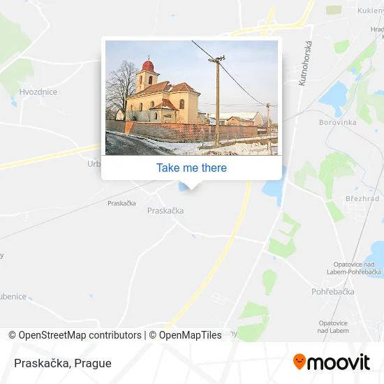 Карта Praskačka