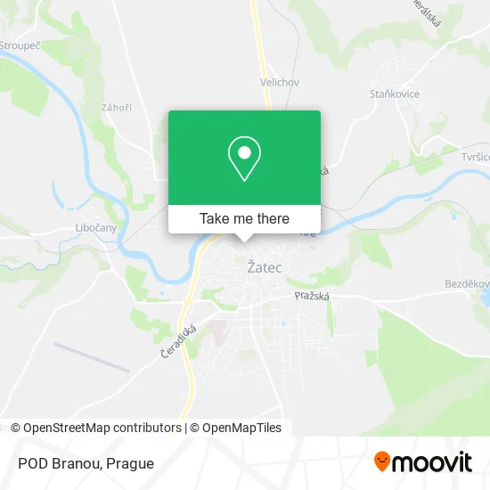 Карта POD Branou