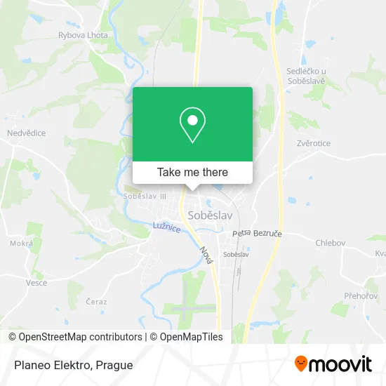 Карта Planeo Elektro