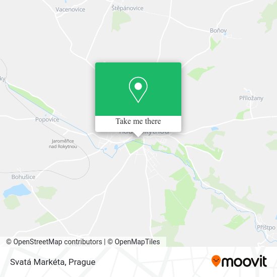 Svatá Markéta map