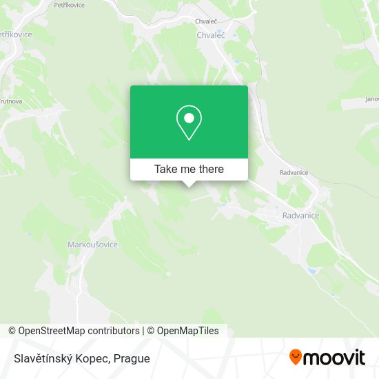 Slavětínský Kopec map