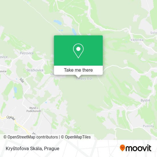 Kryštofova Skála map