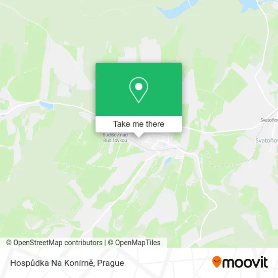 Карта Hospůdka Na Konírně