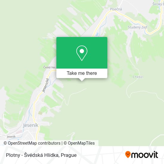 Plotny - Švédská Hlídka map