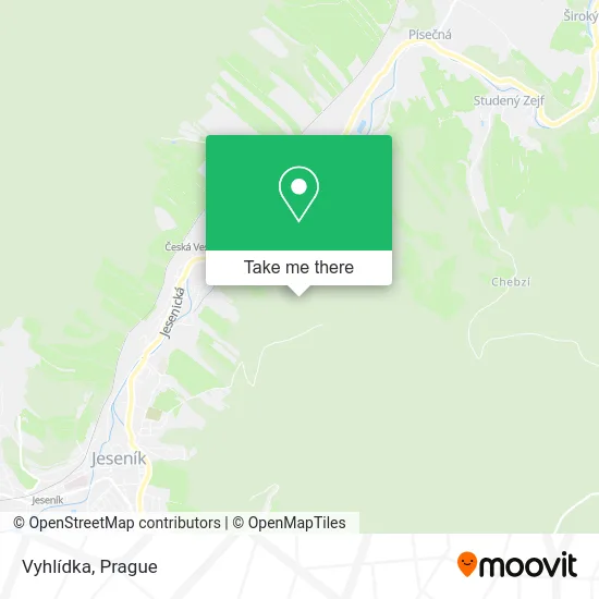 Карта Vyhlídka