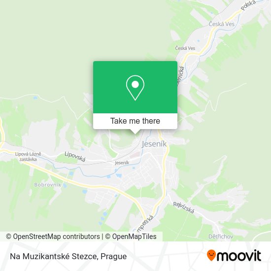Na Muzikantské Stezce map