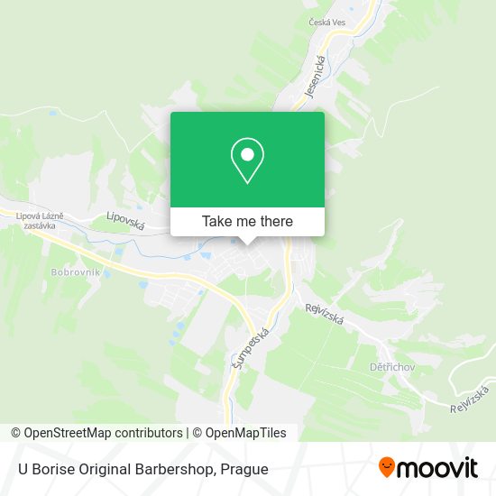 U Borise Original Barbershop map