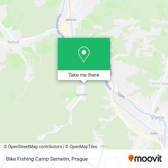 Bike Fishing Camp Semetin map
