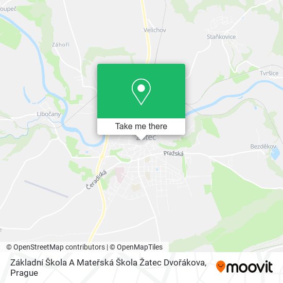 Základní Škola A Mateřská Škola Žatec Dvořákova map
