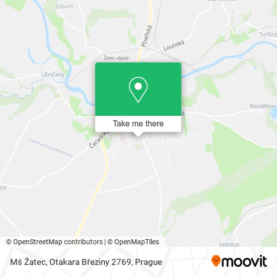 Mš Žatec, Otakara Březiny 2769 map