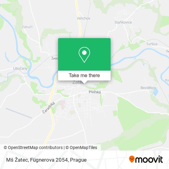 Mš Žatec, Fügnerova 2054 map