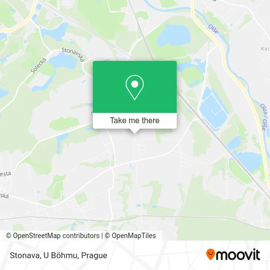 Карта Stonava, U Böhmu