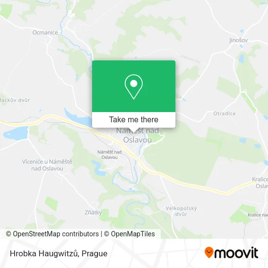 Hrobka Haugwitzů map
