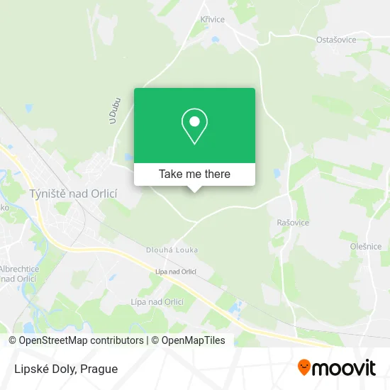 Карта Lipské Doly