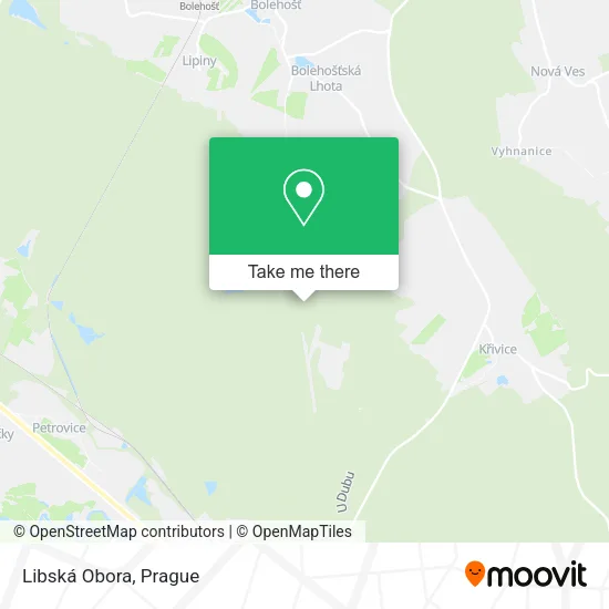 Карта Libská Obora