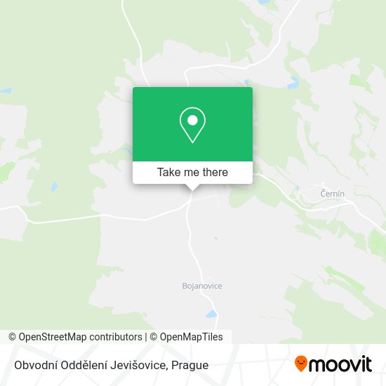 Obvodní Oddělení Jevišovice map