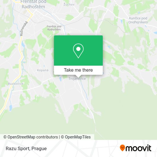 Razu Sport map