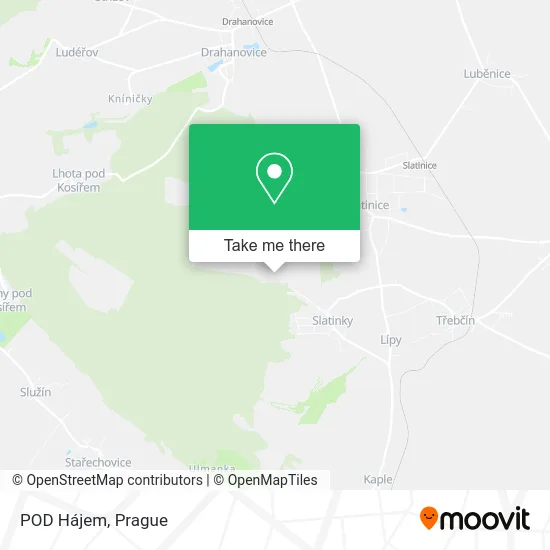 Карта POD Hájem