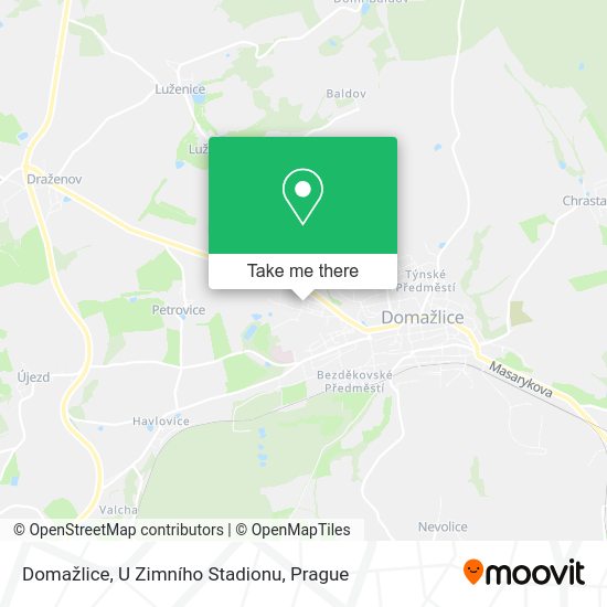 Domažlice, U Zimního Stadionu map