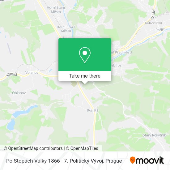 Po Stopách Války 1866 - 7. Politický Vývoj map