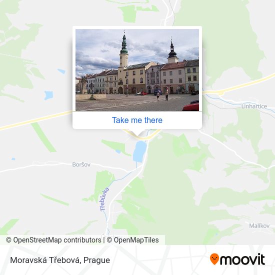 Moravská Třebová map