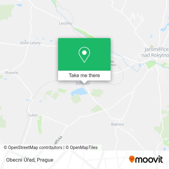 Obecní Úřad map