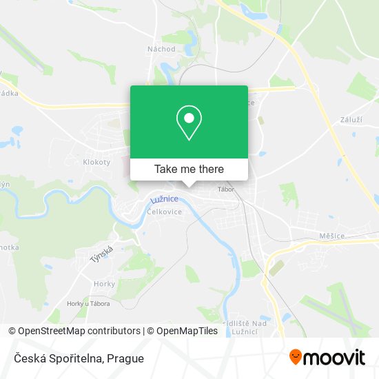 Česká Spořitelna map