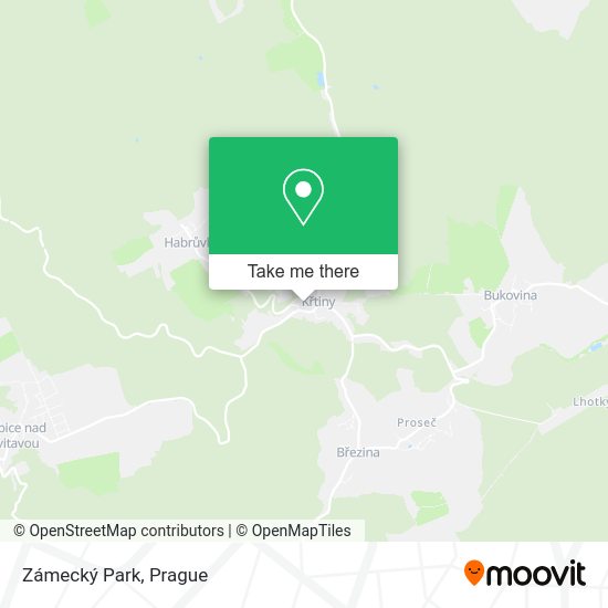 Zámecký Park map