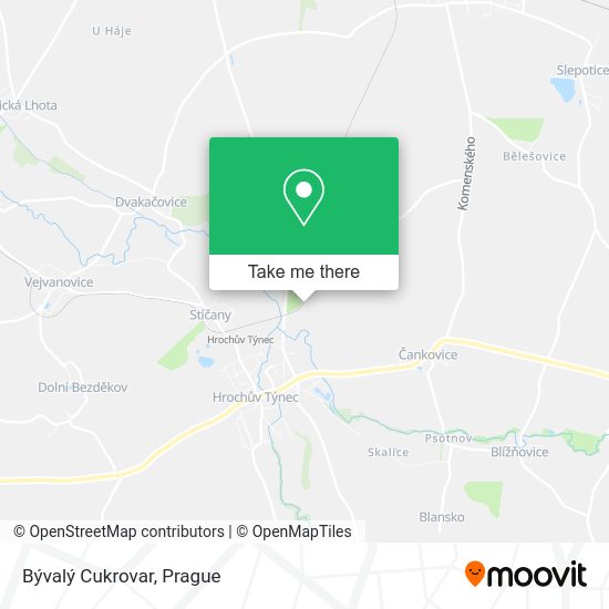 Bývalý Cukrovar map