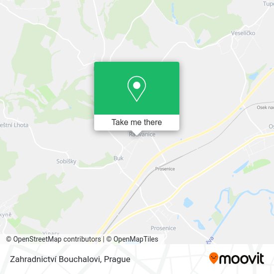Zahradnictví Bouchalovi map
