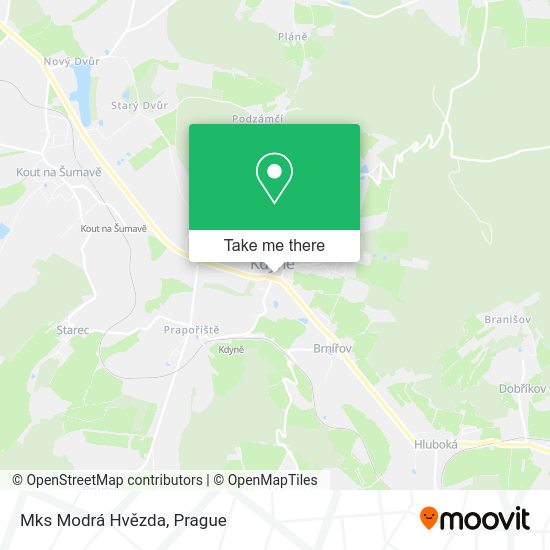 Карта Mks Modrá Hvězda