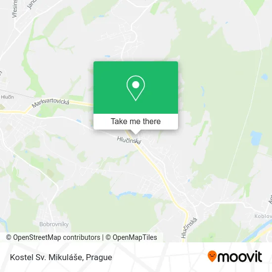 Карта Kostel Sv. Mikuláše
