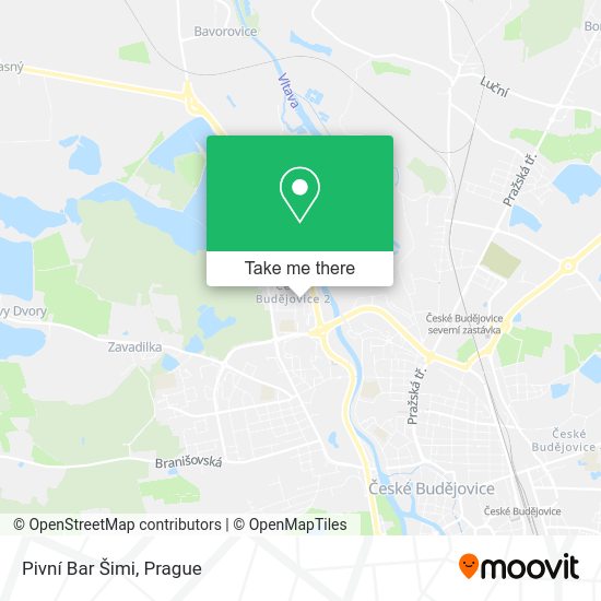 Pivní Bar Šimi map