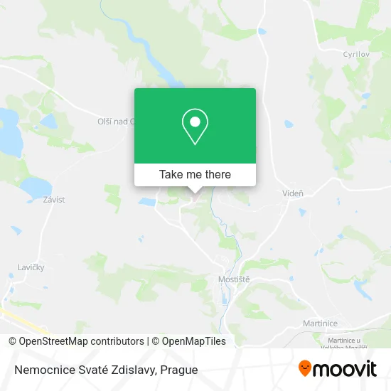 Карта Nemocnice Svaté Zdislavy