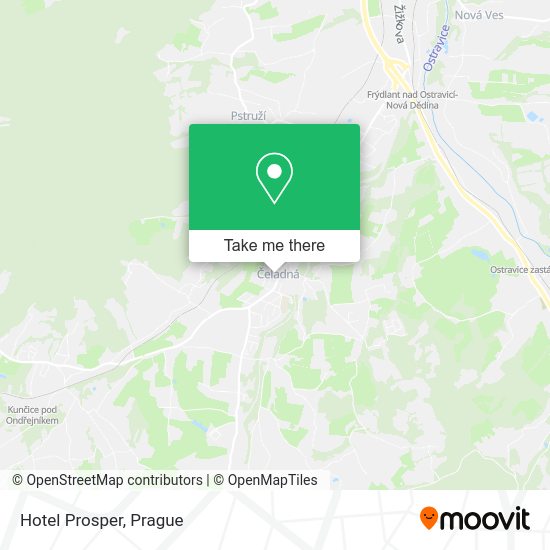 Hotel Prosper map